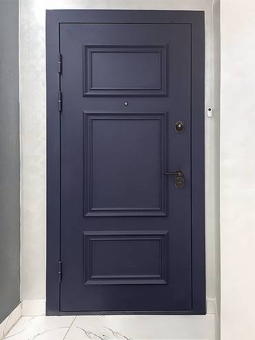 Дверь с металлобагетом