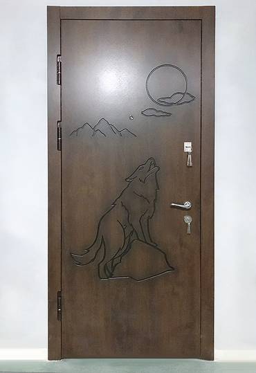 Дверь с рисунком на заказ